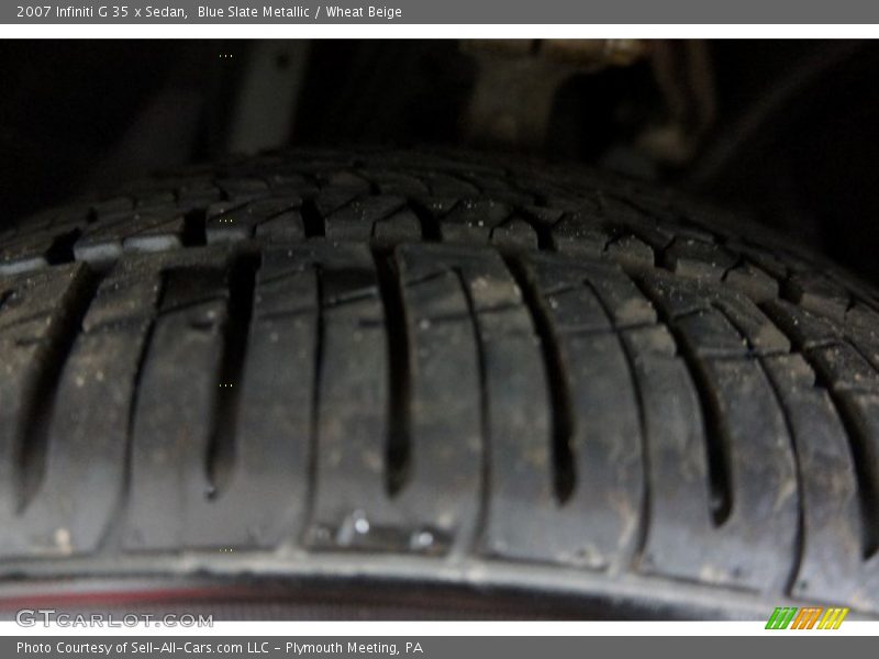 Blue Slate Metallic / Wheat Beige 2007 Infiniti G 35 x Sedan