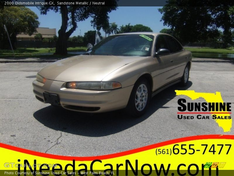 Sandstone Metallic / Neutral 2000 Oldsmobile Intrigue GX