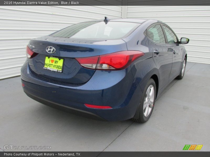 Blue / Black 2016 Hyundai Elantra Value Edition