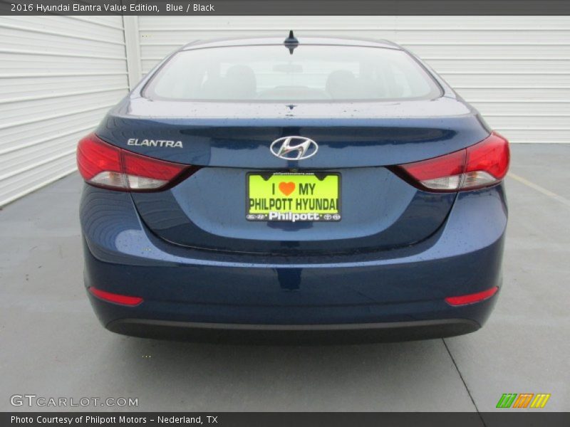 Blue / Black 2016 Hyundai Elantra Value Edition