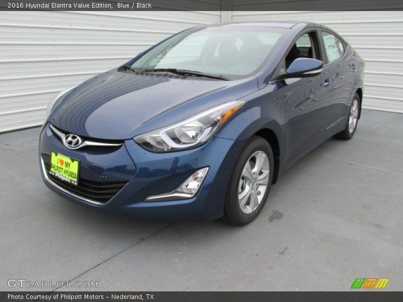 Blue / Black 2016 Hyundai Elantra Value Edition
