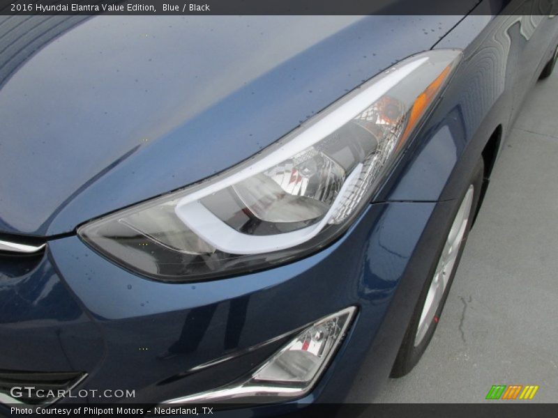 Blue / Black 2016 Hyundai Elantra Value Edition