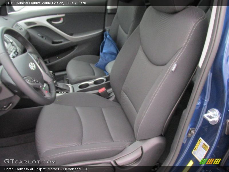 Blue / Black 2016 Hyundai Elantra Value Edition