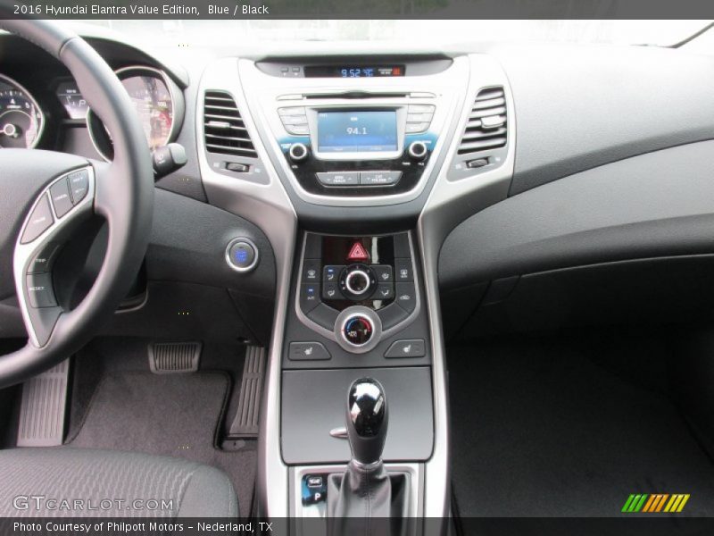 Blue / Black 2016 Hyundai Elantra Value Edition
