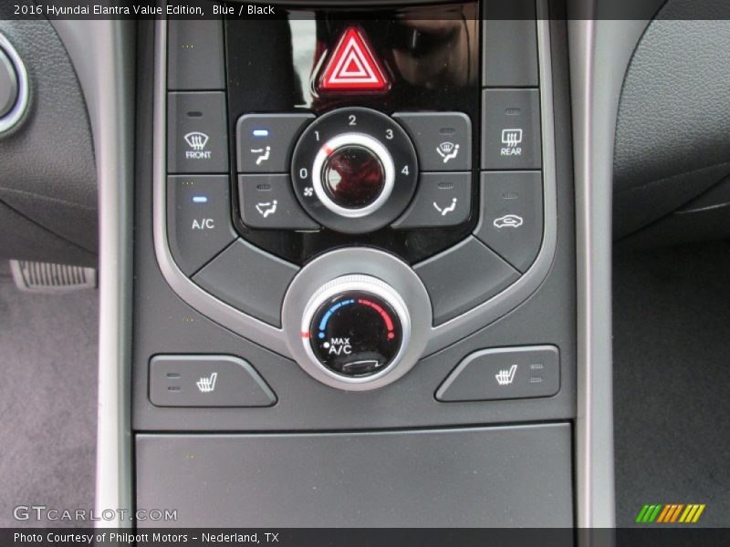 Blue / Black 2016 Hyundai Elantra Value Edition