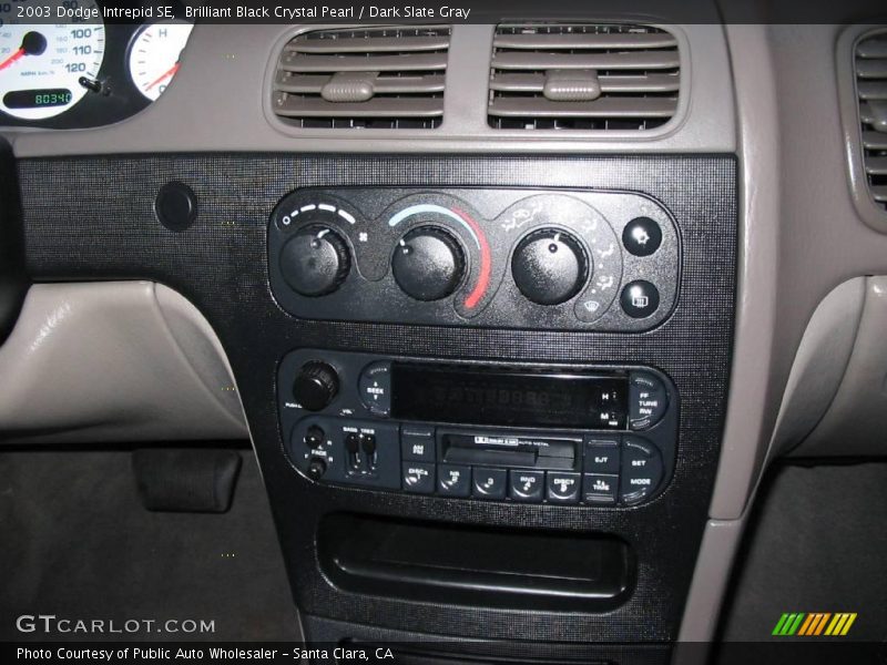 Brilliant Black Crystal Pearl / Dark Slate Gray 2003 Dodge Intrepid SE