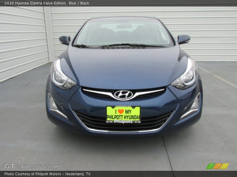 Blue / Black 2016 Hyundai Elantra Value Edition