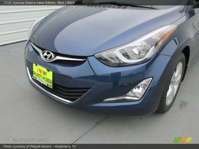 Blue / Black 2016 Hyundai Elantra Value Edition