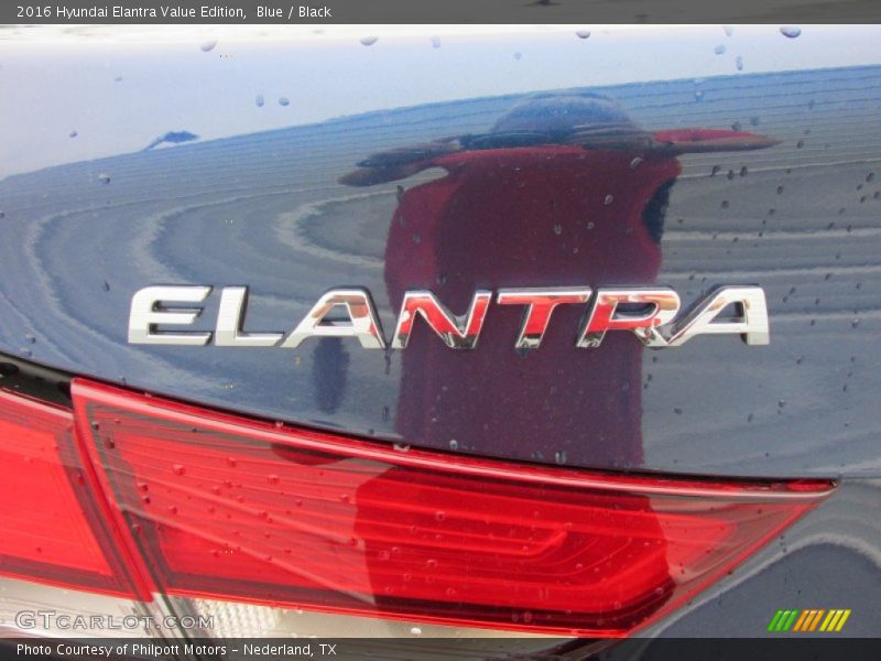 Blue / Black 2016 Hyundai Elantra Value Edition