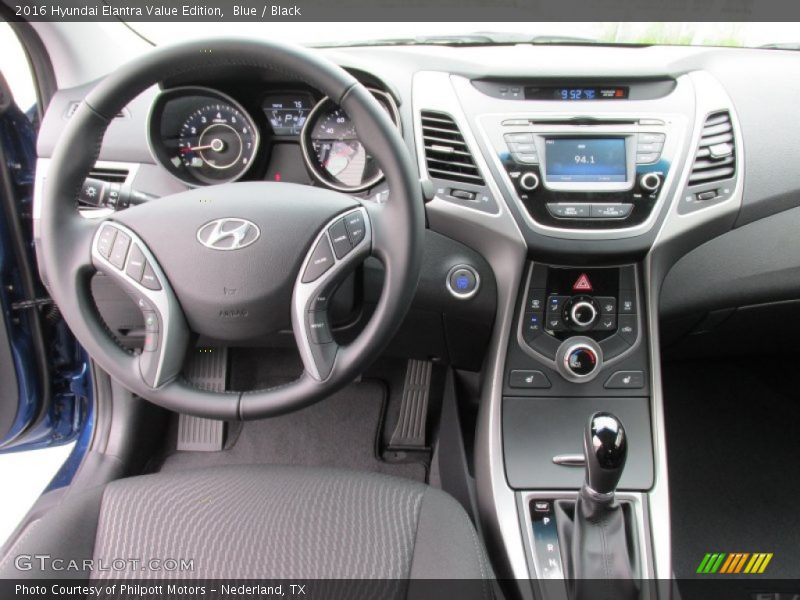 Blue / Black 2016 Hyundai Elantra Value Edition