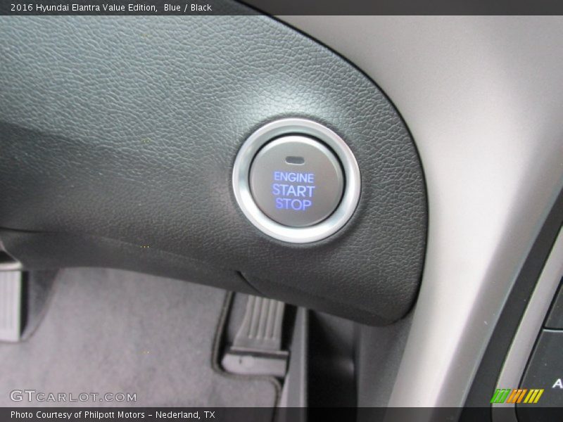 Blue / Black 2016 Hyundai Elantra Value Edition