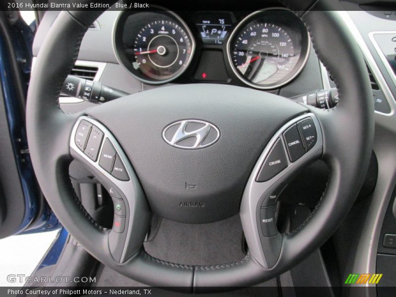 Blue / Black 2016 Hyundai Elantra Value Edition