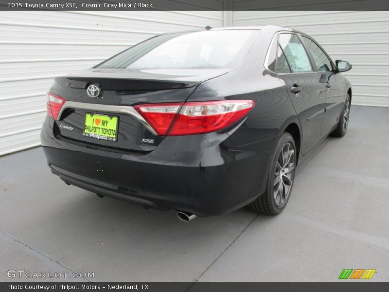 Cosmic Gray Mica / Black 2015 Toyota Camry XSE