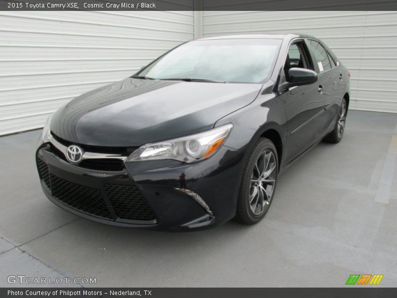 Cosmic Gray Mica / Black 2015 Toyota Camry XSE