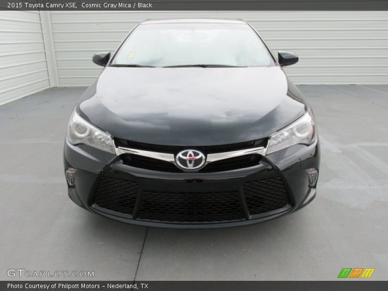 Cosmic Gray Mica / Black 2015 Toyota Camry XSE