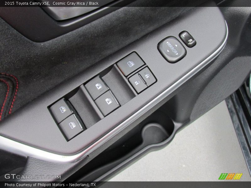 Cosmic Gray Mica / Black 2015 Toyota Camry XSE