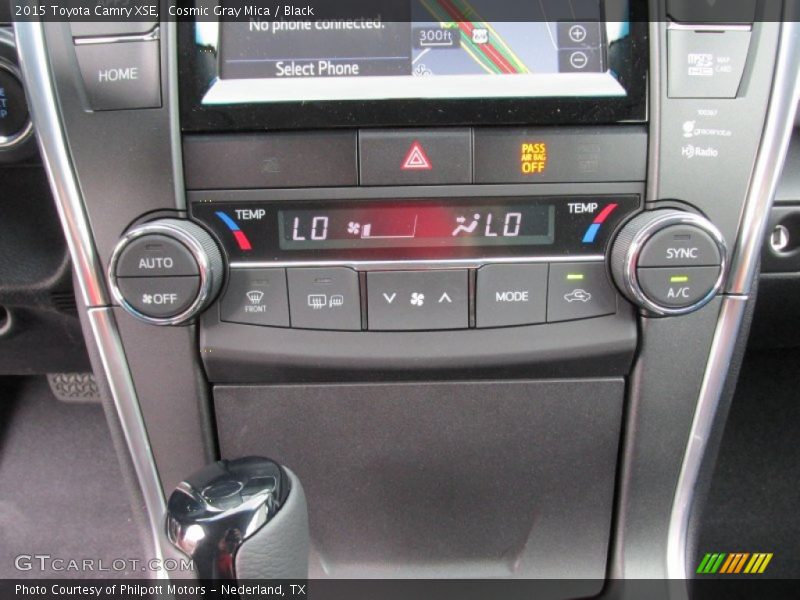 Cosmic Gray Mica / Black 2015 Toyota Camry XSE