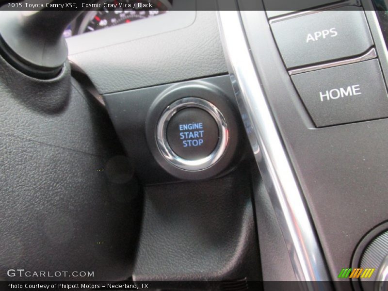 Cosmic Gray Mica / Black 2015 Toyota Camry XSE