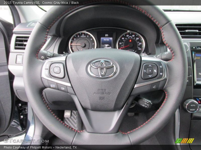 Cosmic Gray Mica / Black 2015 Toyota Camry XSE