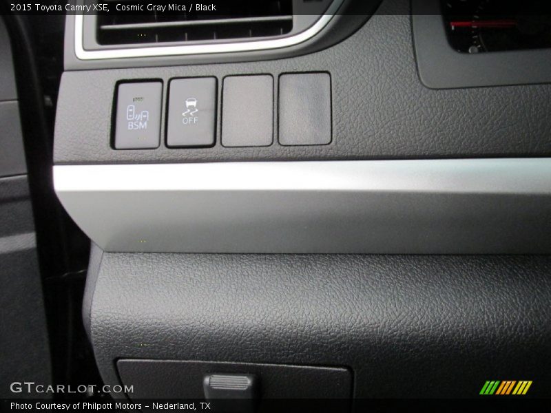 Cosmic Gray Mica / Black 2015 Toyota Camry XSE