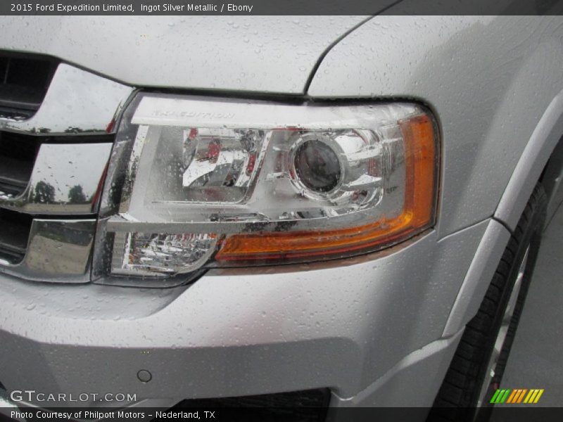 Ingot Silver Metallic / Ebony 2015 Ford Expedition Limited