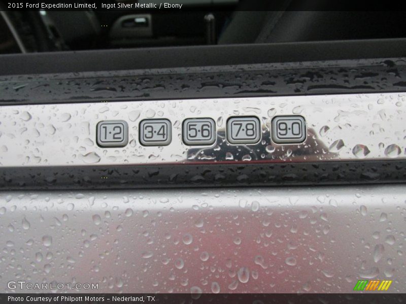 Ingot Silver Metallic / Ebony 2015 Ford Expedition Limited