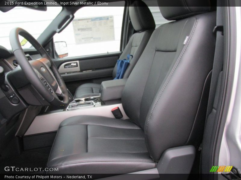 Ingot Silver Metallic / Ebony 2015 Ford Expedition Limited