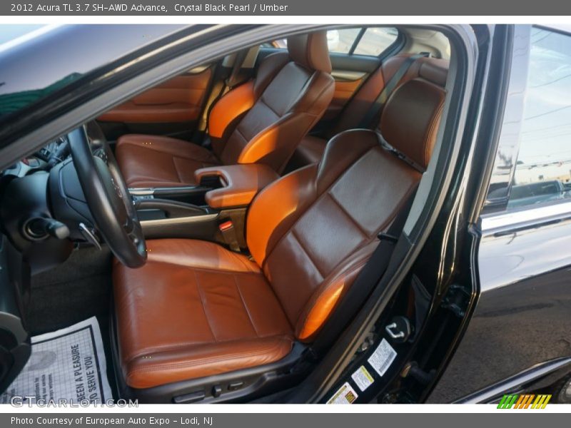 Crystal Black Pearl / Umber 2012 Acura TL 3.7 SH-AWD Advance