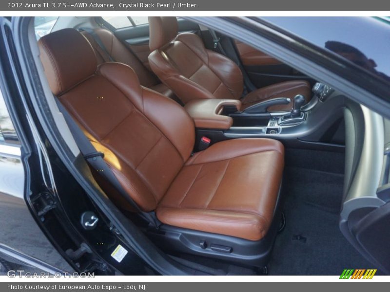 Crystal Black Pearl / Umber 2012 Acura TL 3.7 SH-AWD Advance