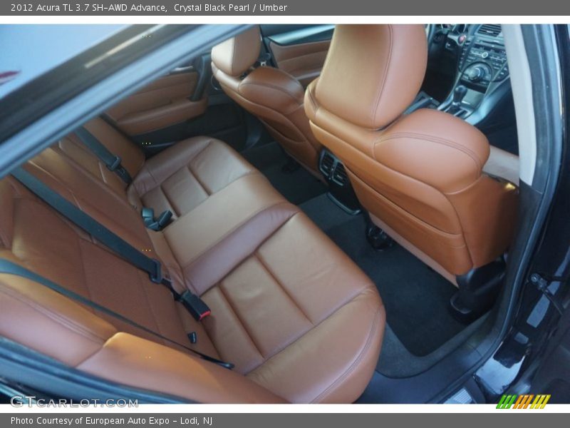 Crystal Black Pearl / Umber 2012 Acura TL 3.7 SH-AWD Advance