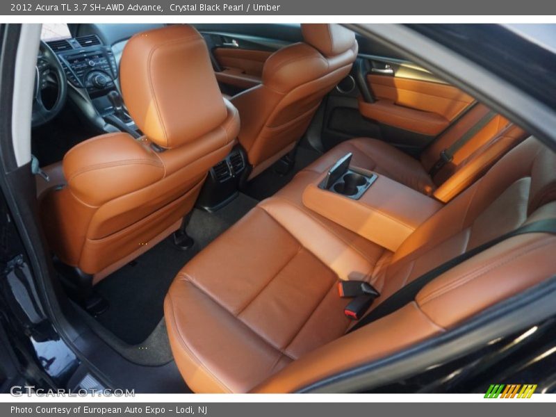 Crystal Black Pearl / Umber 2012 Acura TL 3.7 SH-AWD Advance