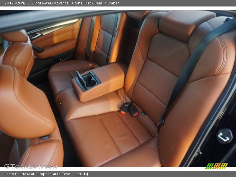 Crystal Black Pearl / Umber 2012 Acura TL 3.7 SH-AWD Advance