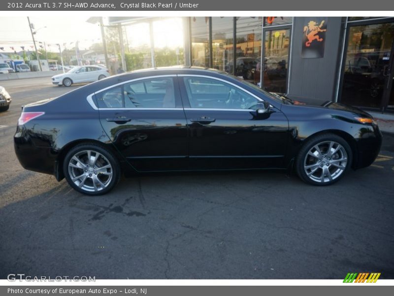 Crystal Black Pearl / Umber 2012 Acura TL 3.7 SH-AWD Advance