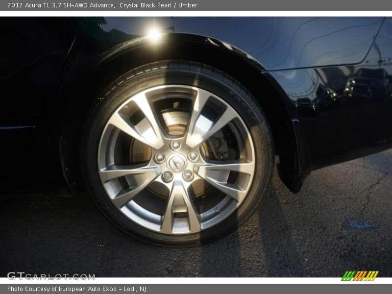 Crystal Black Pearl / Umber 2012 Acura TL 3.7 SH-AWD Advance