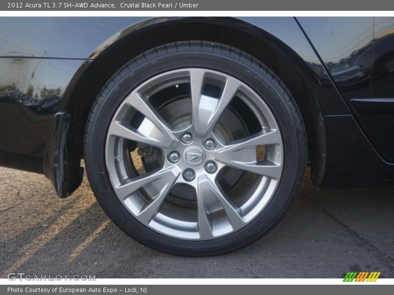 Crystal Black Pearl / Umber 2012 Acura TL 3.7 SH-AWD Advance
