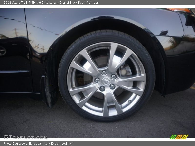 Crystal Black Pearl / Umber 2012 Acura TL 3.7 SH-AWD Advance