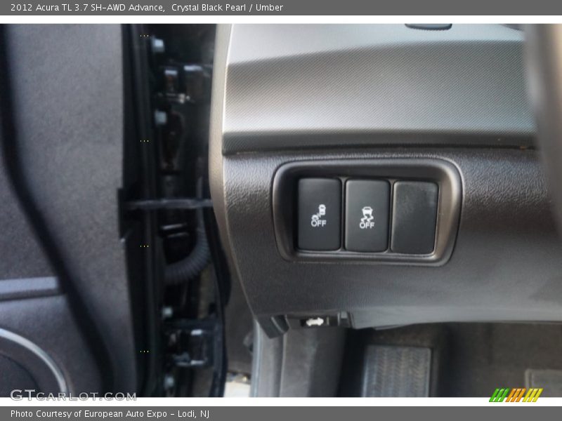 Crystal Black Pearl / Umber 2012 Acura TL 3.7 SH-AWD Advance
