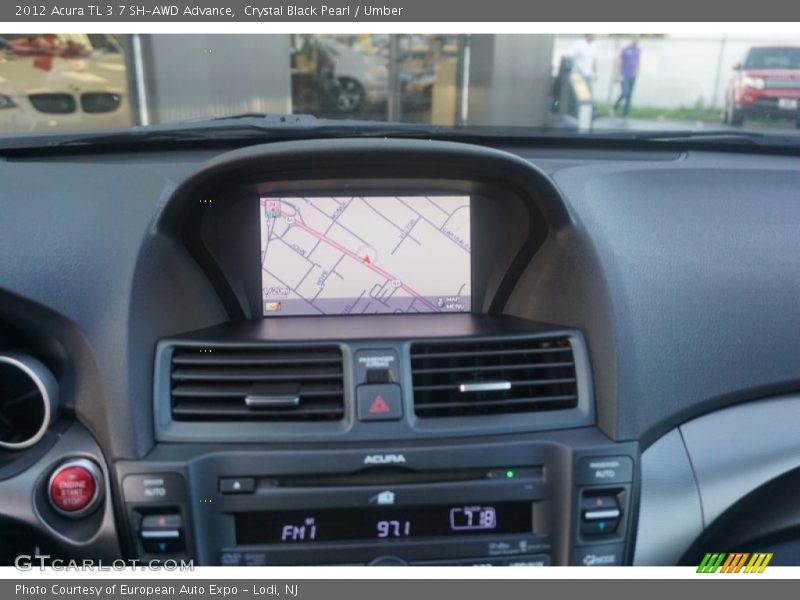 Crystal Black Pearl / Umber 2012 Acura TL 3.7 SH-AWD Advance