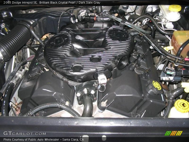 Brilliant Black Crystal Pearl / Dark Slate Gray 2003 Dodge Intrepid SE