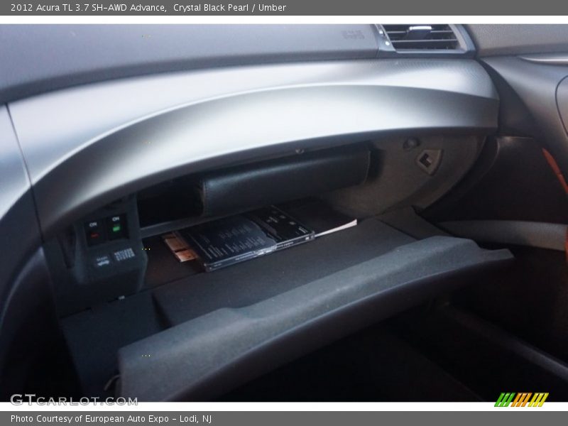Crystal Black Pearl / Umber 2012 Acura TL 3.7 SH-AWD Advance