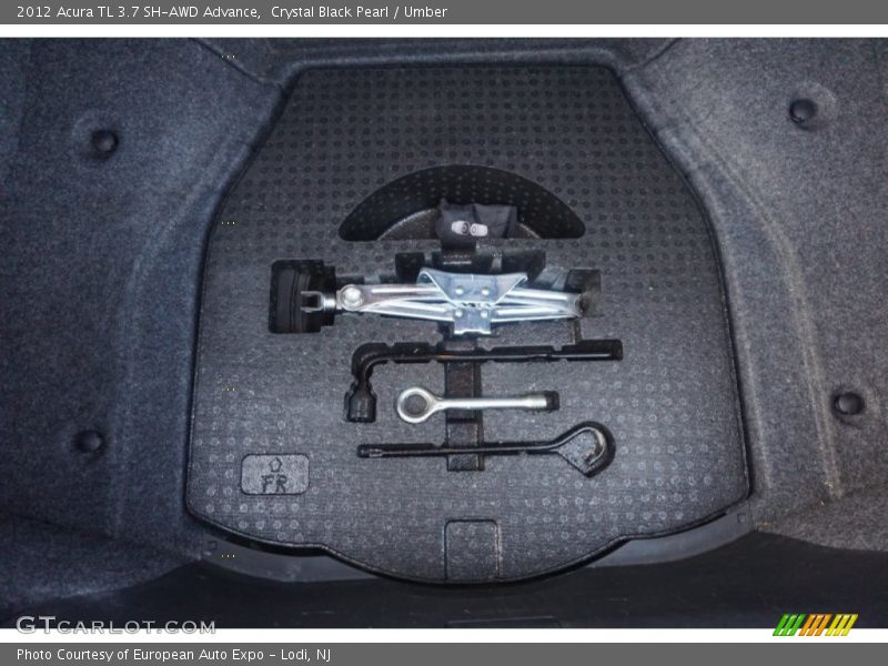 Crystal Black Pearl / Umber 2012 Acura TL 3.7 SH-AWD Advance