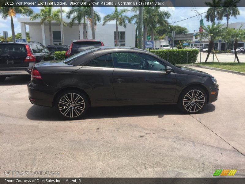 Black Oak Brown Metallic / Cornsilk Beige/Titan Black 2015 Volkswagen Eos Final Edition