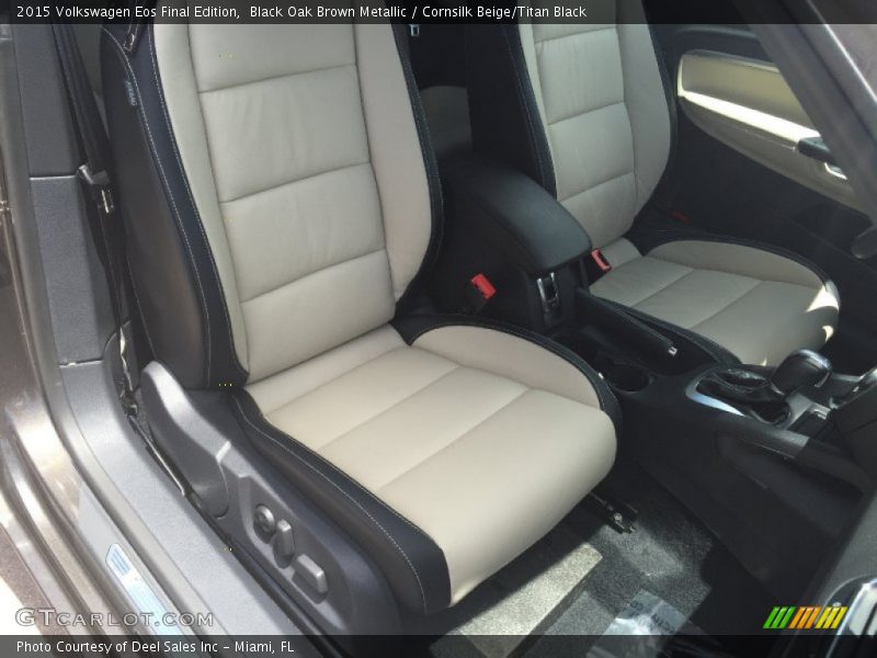 Black Oak Brown Metallic / Cornsilk Beige/Titan Black 2015 Volkswagen Eos Final Edition