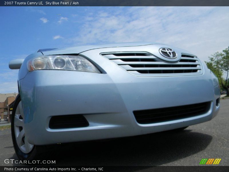 Sky Blue Pearl / Ash 2007 Toyota Camry LE