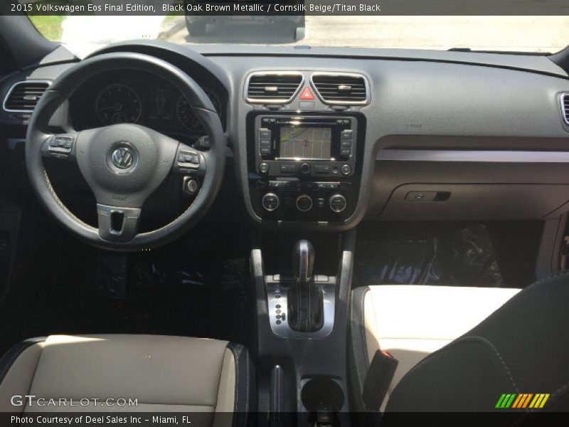 Black Oak Brown Metallic / Cornsilk Beige/Titan Black 2015 Volkswagen Eos Final Edition