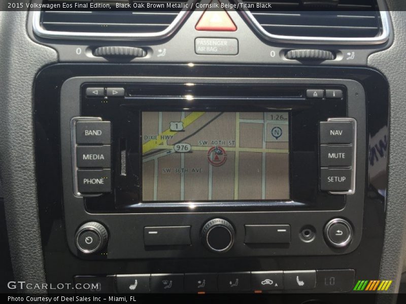 Black Oak Brown Metallic / Cornsilk Beige/Titan Black 2015 Volkswagen Eos Final Edition