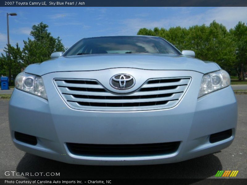 Sky Blue Pearl / Ash 2007 Toyota Camry LE