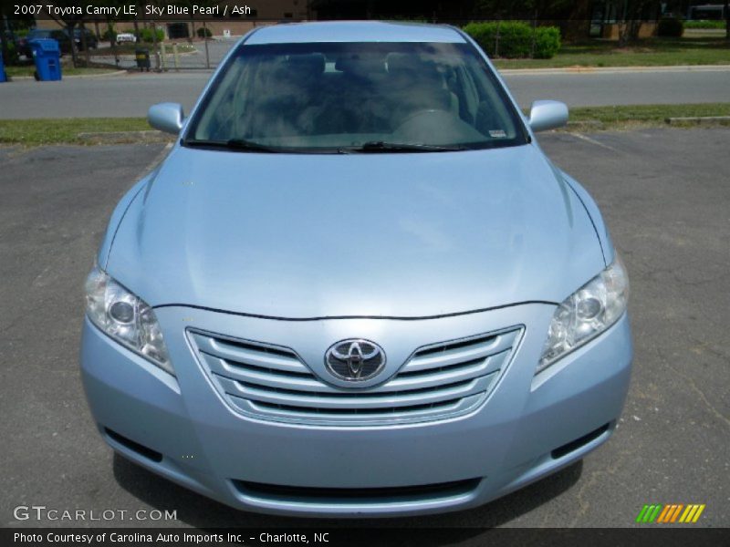 Sky Blue Pearl / Ash 2007 Toyota Camry LE