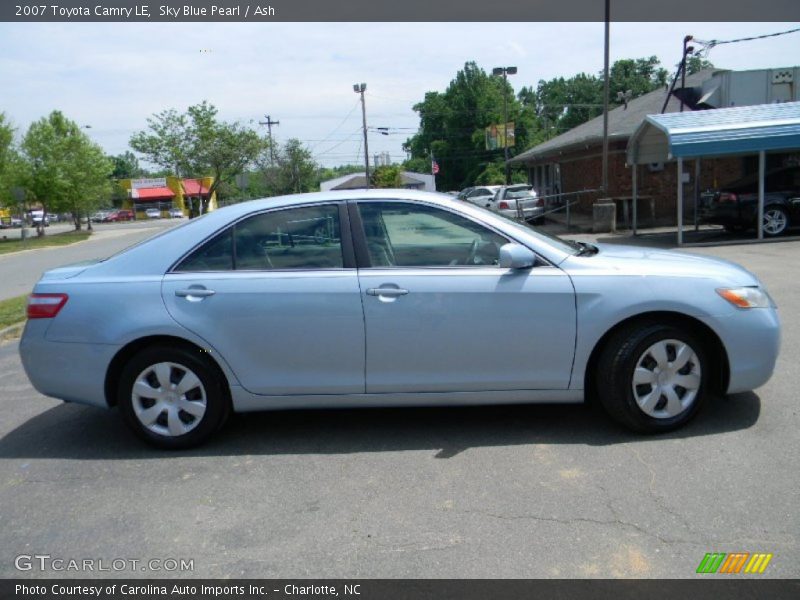 Sky Blue Pearl / Ash 2007 Toyota Camry LE