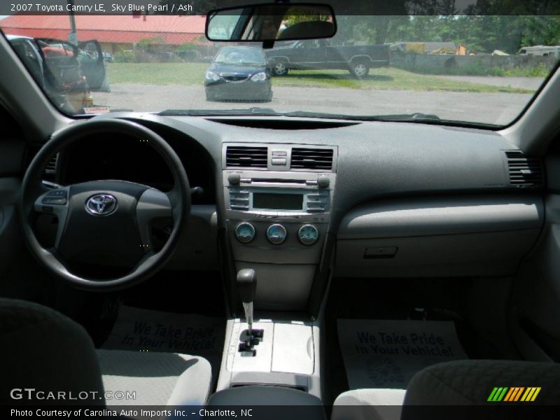 Sky Blue Pearl / Ash 2007 Toyota Camry LE